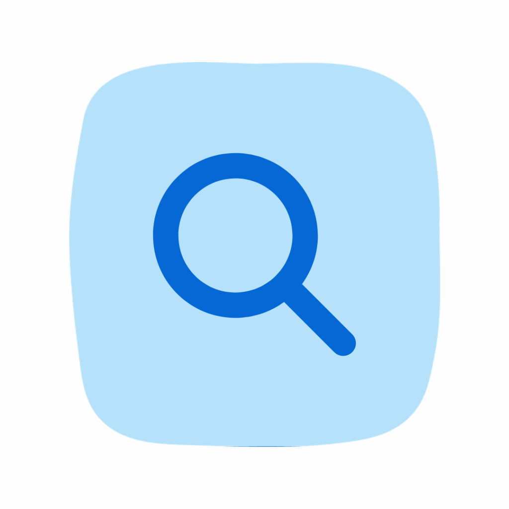 Magnifying glass icon