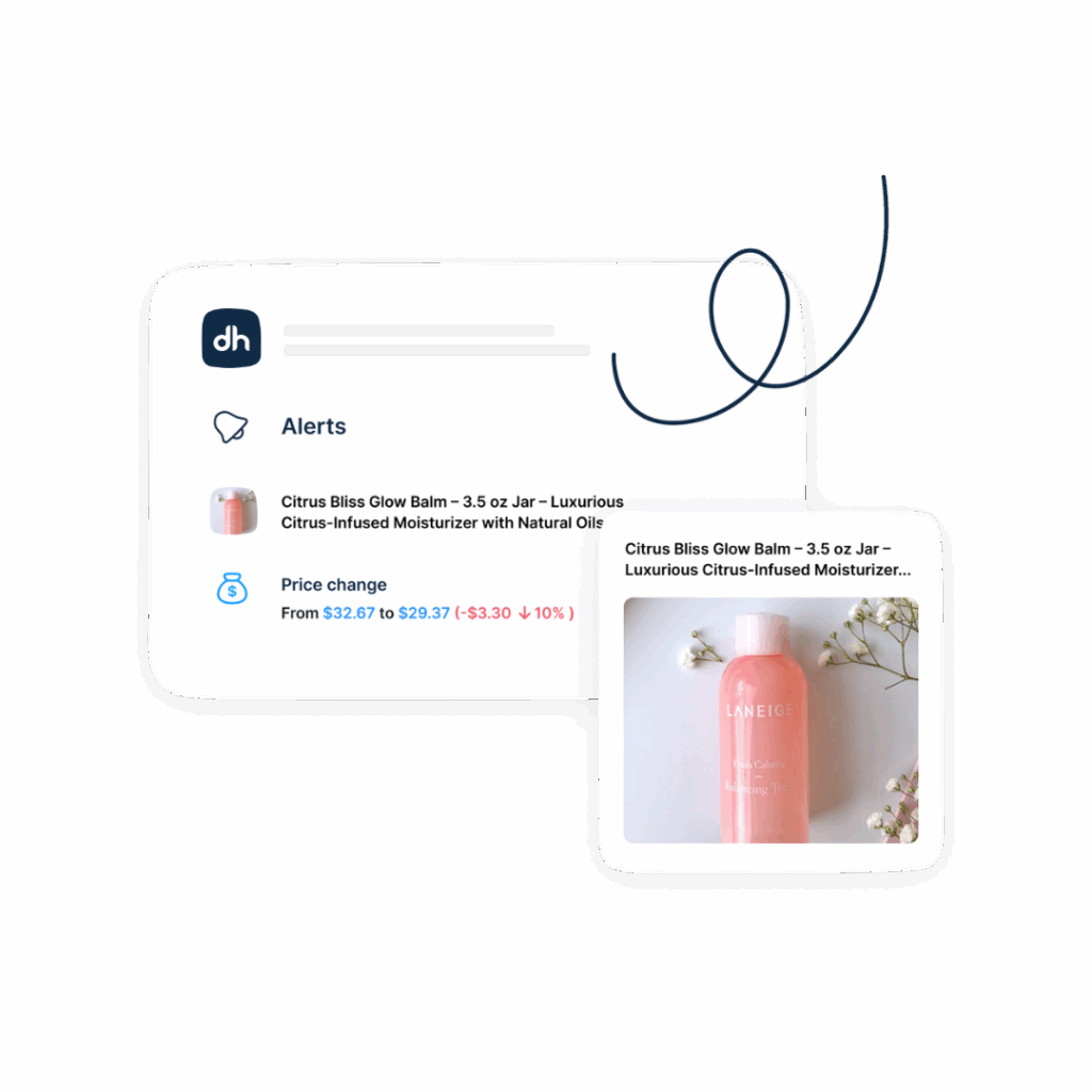 Keep on top of competitive dynamics with automated alerts and detection.