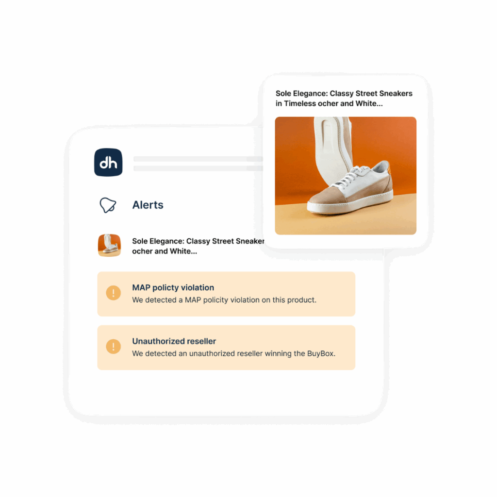 Stay alerted on pricing, resellers, and content with DataHawks's MAP and reseller alerts.