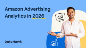 A hero graphic for a blog article about Amazon Advertising Analytics.